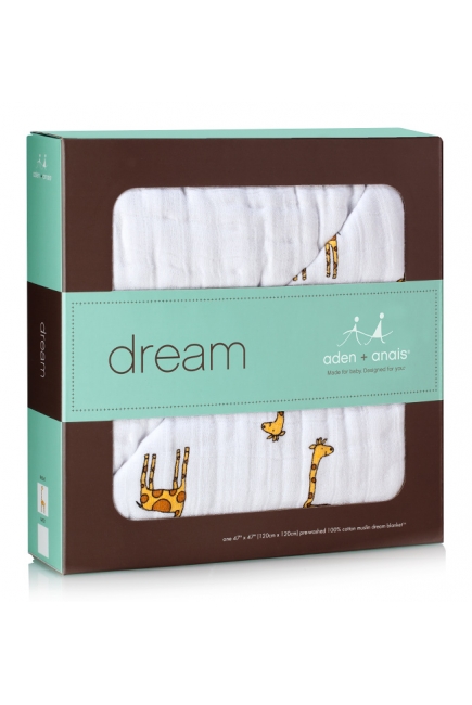 Aden&Anais одеяло муслиновое, Jungle Jam Giraffe