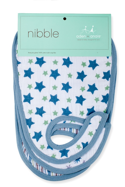 Aden&Anais набор 3 слюнявчиков, Prince Charming (принц)