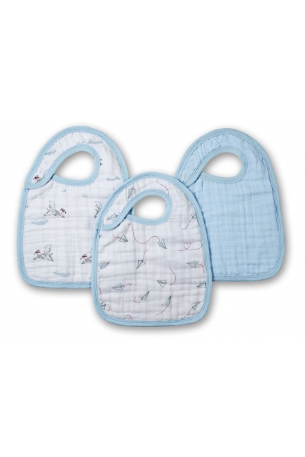 Aden&Anais набор 3 слюнявчиков, Liam the Brave (храбрый пес)