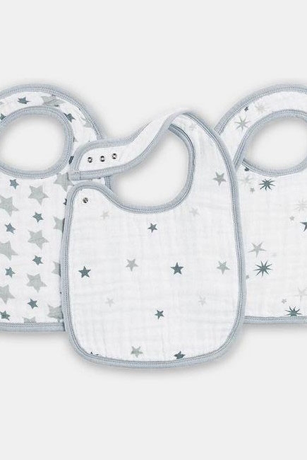 Aden&Anais набор 3 слюнявчиков, Twinkle (мерцание)