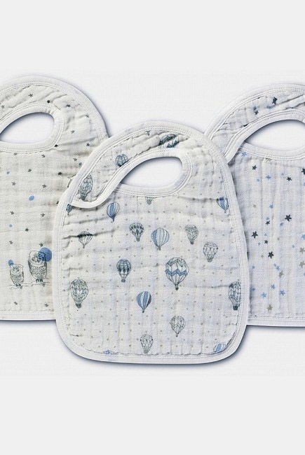 Aden&Anais набор 3 слюнявчиков, Night Sky (ночное небо)