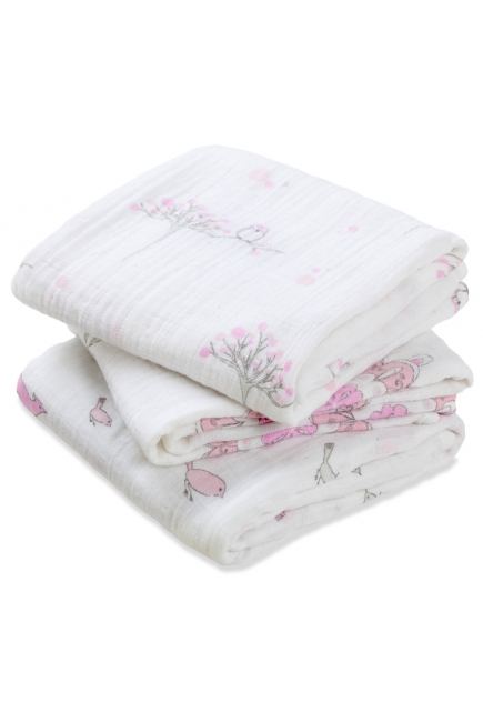 Пеленки для новорожденных Aden&Anais средние, набор 3, For the Birds