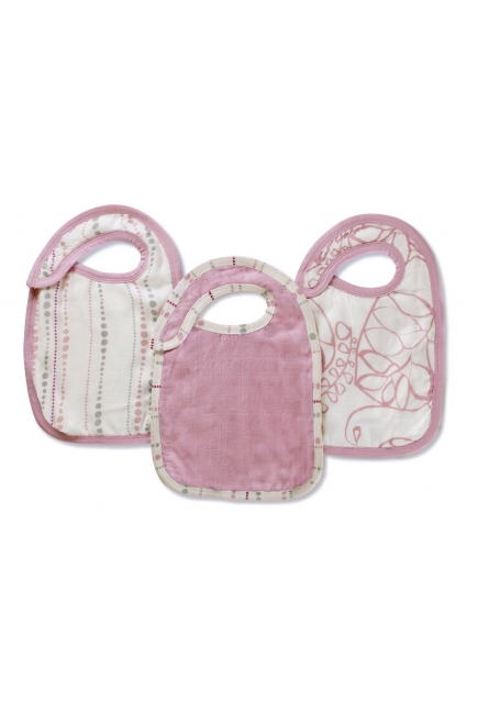 Aden&Anais набор 3 бамбуковых слюнявчиков, Tranquility (тишина)