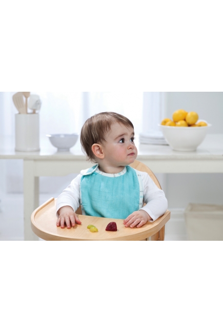 Aden&Anais набор 3 бамбуковых слюнявчиков, Azure (лазурь)