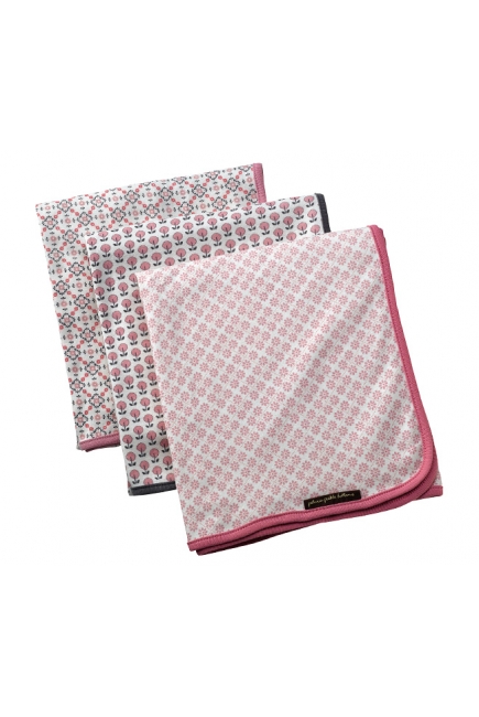 Petunia комплект 3 пеленок трикотажных Garden Lattice/Mod Mum/Dots of Daisy