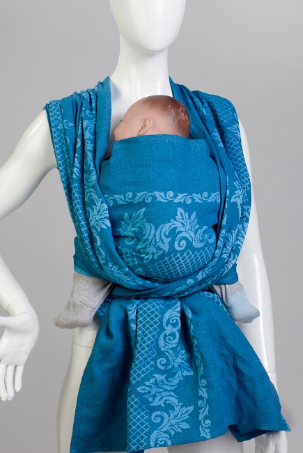 Слинг-шарф Diva Milano cо льном, Barocco Siciliano Como