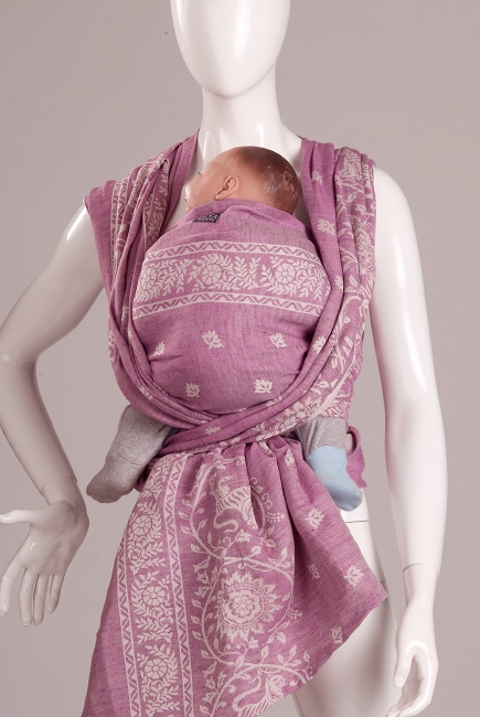 Слинг-шарф Diva Milano cо льном, Barocco Lions Eminenza