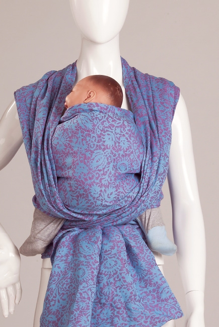 Слинг-шарф Diva Milano cо льном, Veneziano Lilla