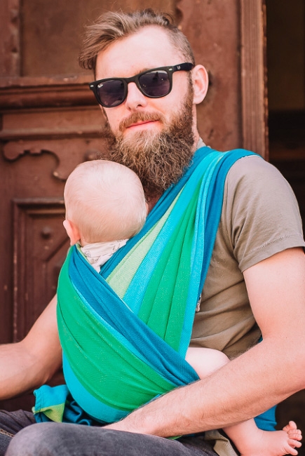 Слинг-шарф Дидимос "Ирис" (Iris)