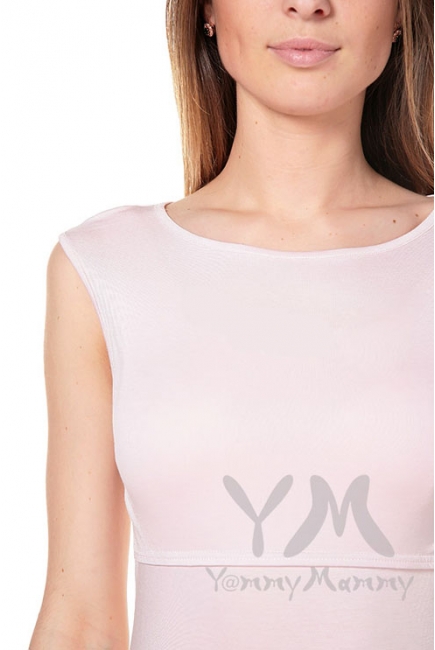 Платье для дома и сна нежно-розовое