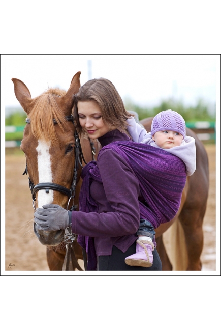 Слинг-шарф Ellevill Zara Aubergin