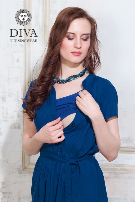 Платье для кормящих и беременных Diva Nursingwear Gemma, цвет Notte