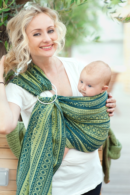 Слинг с кольцами Ellevill Zara Lemongrass