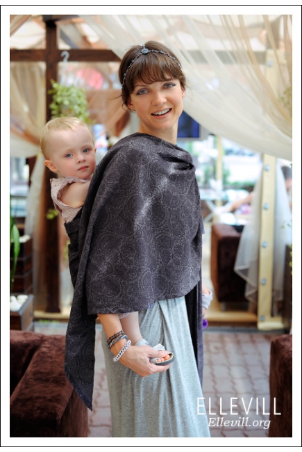 Слинг с кольцами Ellevill Paisley Silver