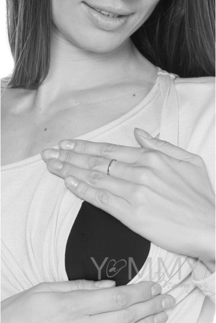 Платье на запах для кормящих и беременных, серый жемчуг