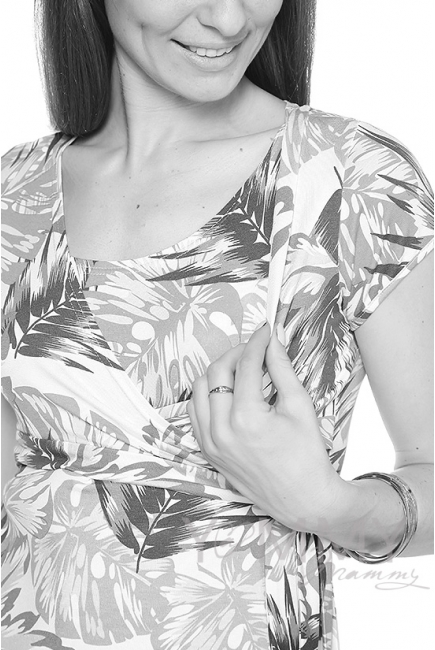 Платье на запах для кормящих и беременных, ментол