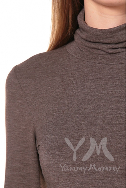 Бадлон прямого силуэта для кормящих и беременных, цвет мускат меланж