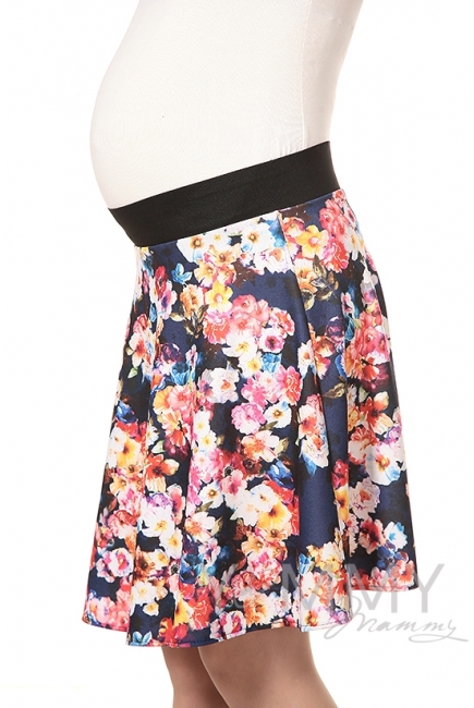 Юбка с цветочным принтом для кормящих