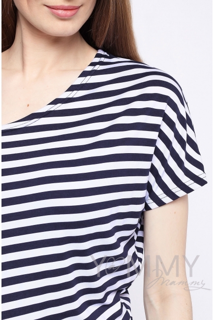 Блуза со спущенным плечом в комплекте с топом для кормящих и беременных