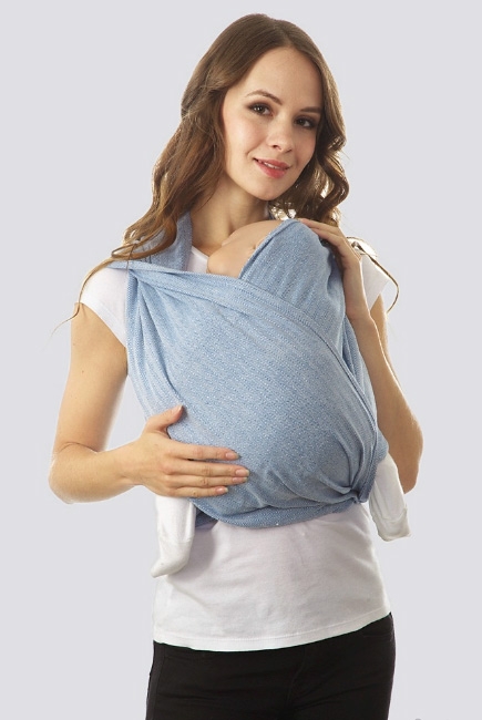 Слинг-шарф Mums Era саржевый, джинс