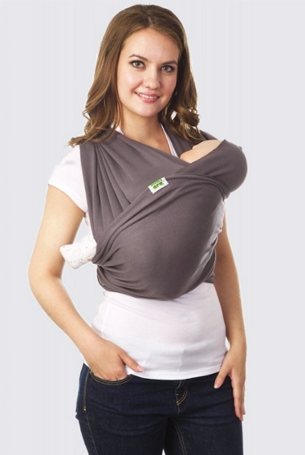 Слинг-шарф трикотажный, салатовый