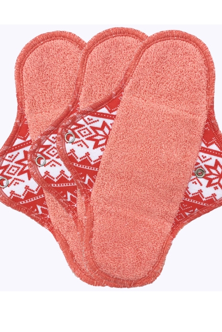 Набор многоразовых женских прокладок для критических дней: "Регуляр"