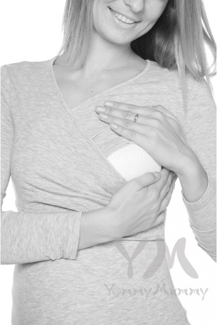 Лонгслив для кормящих и беременных, цвет хаки