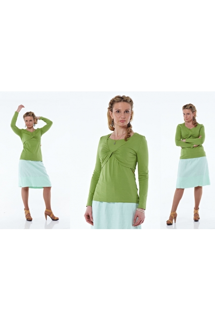 Блуза для кормящих "Травяная"