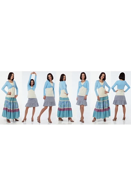 Блуза для кормящих "Незабудка"