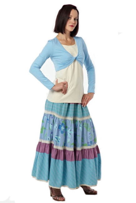 Блуза для кормящих "Незабудка"