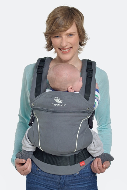 Эрго-рюкзак Manduca PureCotton, Dark Grey (серый)