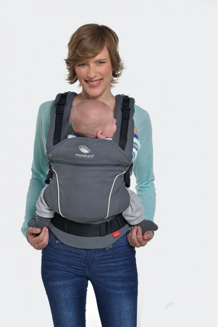 Эрго-рюкзак Manduca PureCotton, Dark Grey (серый)