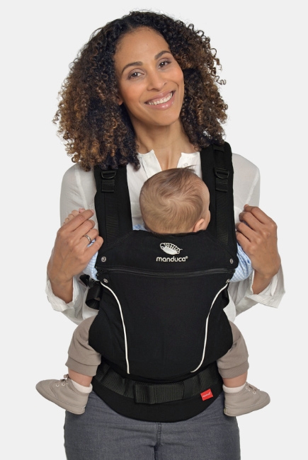 Эрго-рюкзак Manduca PureCotton, Night Black (черный)
