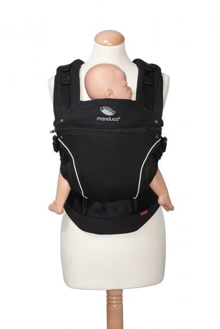 Эрго-рюкзак Manduca PureCotton, Night Black (черный)