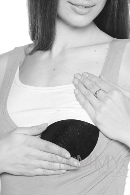 Майка для беременных и кормящих, цвет светло-жёлтый