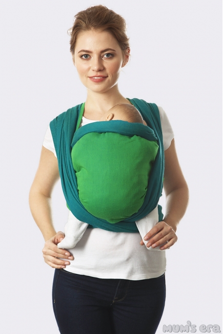 Слинг-шарф Casual, сине-зеленый