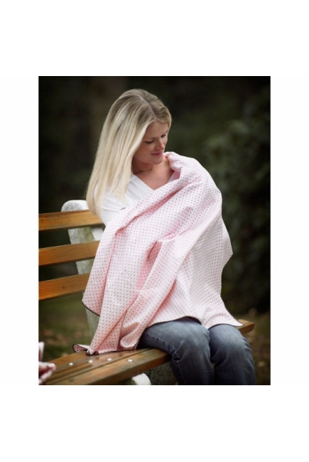 Фланелевая пеленка для новорожденного SwaddleDesigns Pink w/Pink Dot