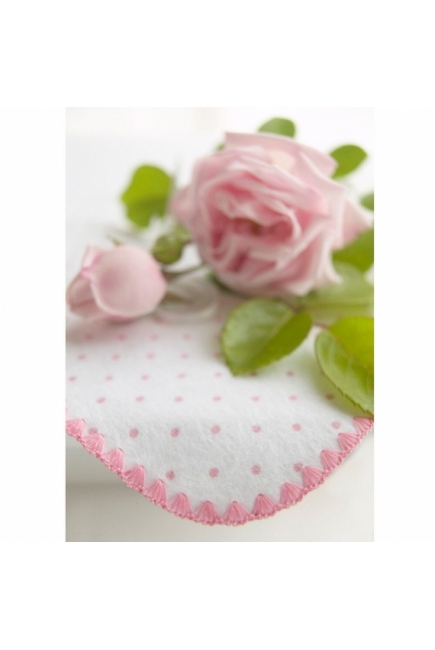 Фланелевая пеленка для новорожденного SwaddleDesigns Pink w/Pink Dot