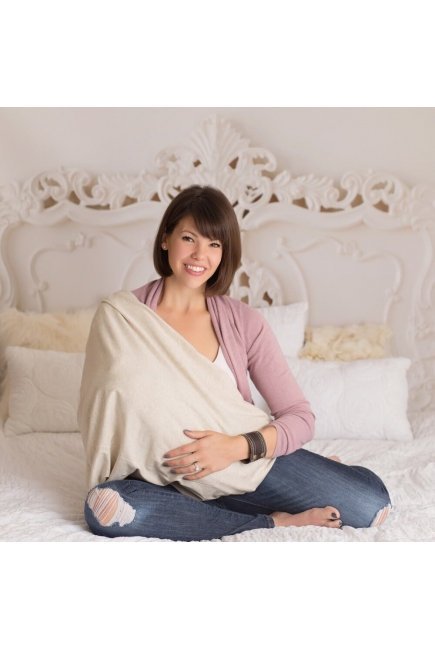 Шарф-накидка для кормления Itzy Ritzy, Oatmeal