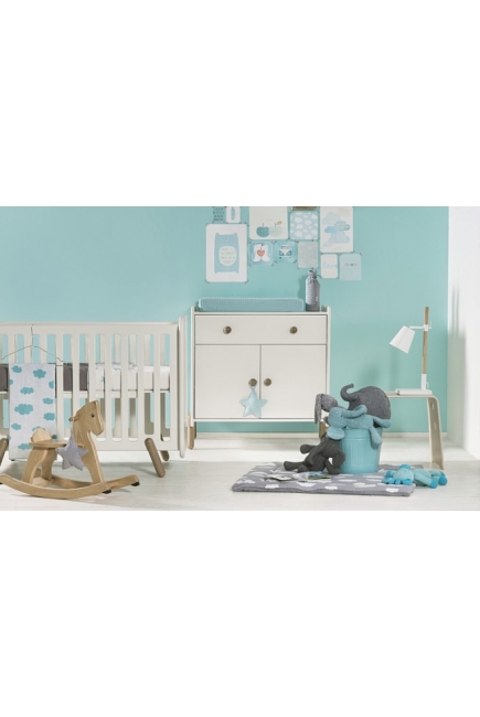 Муслиновые пеленки для новорожденных Jollein большие, Clouds Jade (Нефритовые облака)