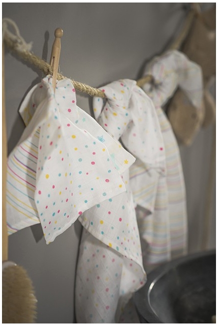 Муслиновые пеленки для новорожденных Jollein большие, Stardust (звездная пыль)