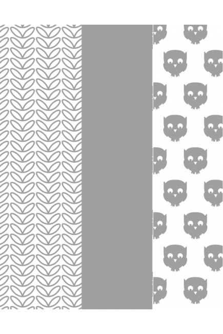 Муслиновые пеленки для новорожденных Jollein большие, Owl grey