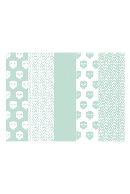 Муслиновые пеленки для новорожденных Jollein средние, Owl mint