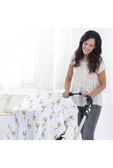 Муслиновые пеленки для новорожденных Aden&Anais, большие, набор 4, Jungle Jam