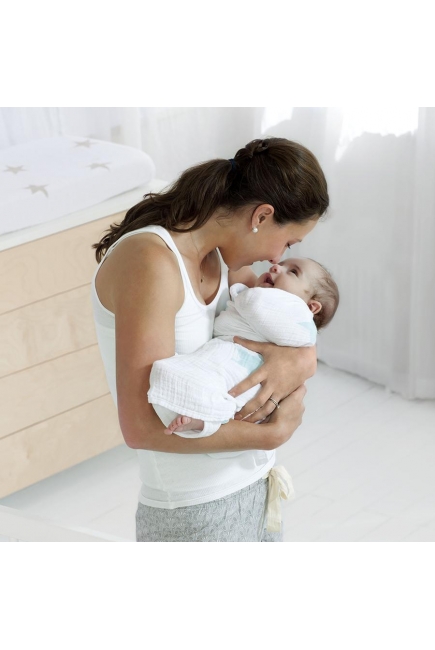 Муслиновые пеленки для новорожденных Aden&Anais большие, набор 4, Super Stars Scout