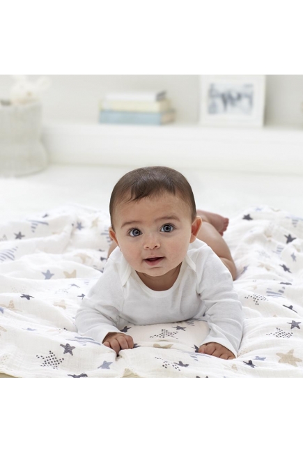 Муслиновые пеленки для новорожденных Aden&Anais большие, набор 4, Rock Star