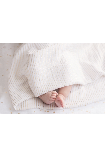 Муслиновые пеленки для новорожденных Aden&Anais мерцающие большие, набор 3, Metallic Gold