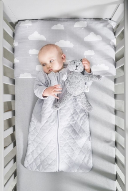 Муслиновые пеленки для новорожденных Jollein большие, Clouds Grey