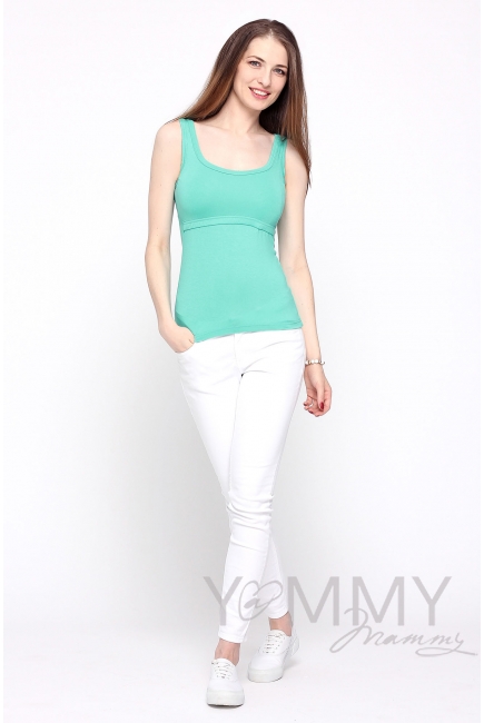 Майка для беременных и кормящих, ментол