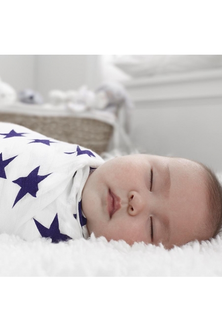 Бамбуковые пеленки для новорожденных Aden&Anais большие, набор 3, Celebration